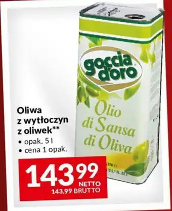 Makro Oliwa z wytłoczyn z oliwek 5 l oferta