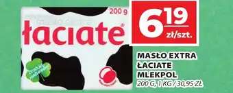 Top Market MASŁO EXTRA ŁACIATE MLEKPOL 200 g oferta
