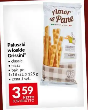 Makro Paluszki włoskie Grissini 125 g oferta