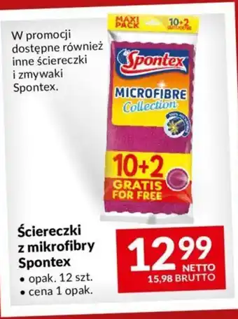 Ściereczki z mikrofibry Spontex 12 szt.