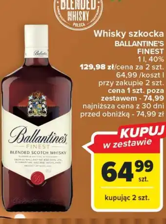 Carrefour Market Whisky ballantines oferta