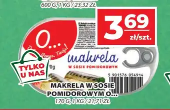 Top Market MAKRELA W SOSIE POMIDOROWYM O... 170g oferta