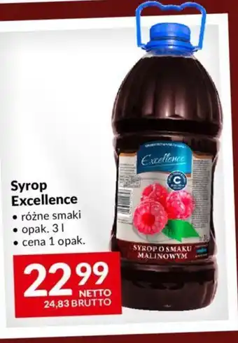 Makro Syrop Excellence 3 l oferta