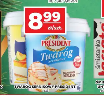 Top Market TWARÓG SERNIKOWY PRESIDENT 1 KG oferta