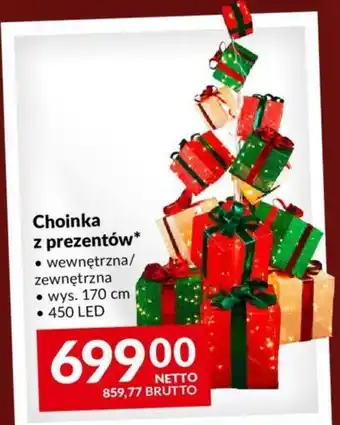 Makro Choinka z prezentów oferta