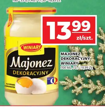 Top Market MAJONEZ DEKORACYJNY WINIARY 700 ML oferta