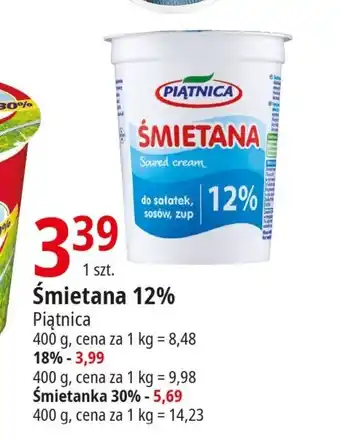 E.Leclerc Śmietana 12% 400 g oferta