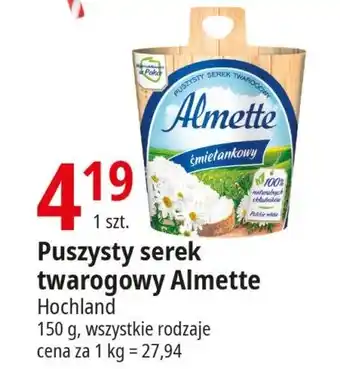 E.Leclerc Puszysty serek twarogowy Almette 150 g oferta