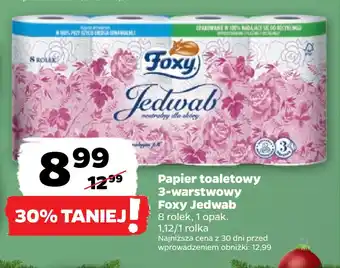 Netto Papier toaletowy 3-warstwowy foxy jedwab oferta