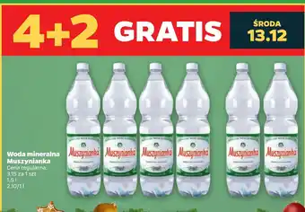 Netto Woda mineralna muszynianka oferta