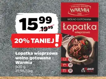 Netto Łopatka wieprzowa wolno gotowana warmia oferta