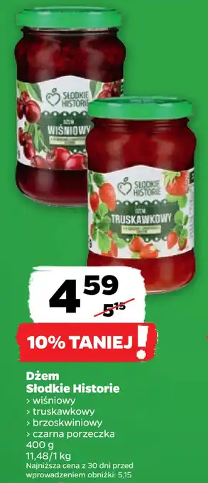 Netto Dżem słodkie historie oferta