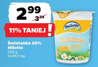 Netto Śmietanka 30% miletto oferta