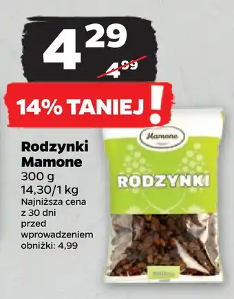 Netto Rodzynki mamone oferta