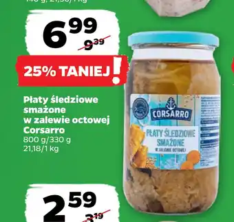 Netto Płaty śledziowe smażone w zalewie octowej corsarro oferta