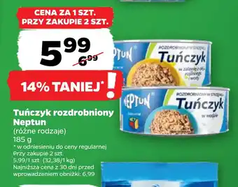 Netto Tuńczyk rozdrobniony neptun oferta
