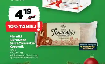 Netto Pierniki lukrowane serca toruńskie kopernik oferta