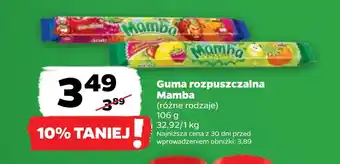 Netto Guma rozpuszczalna mamba oferta