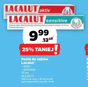 Netto Pasta do zębów lacalut oferta