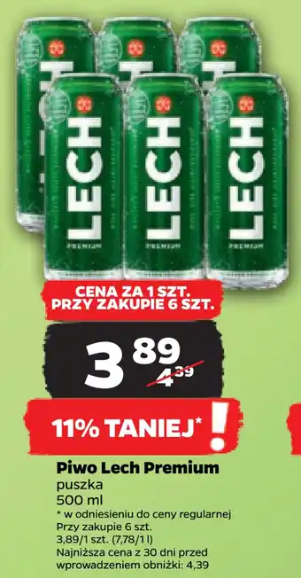 Netto Piwo lech premium oferta