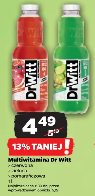 Netto Multiwitamina dr witt oferta