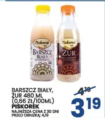 Wafelek BARSZCZ BIAŁY ŻUR PISKOREK 480 ML oferta