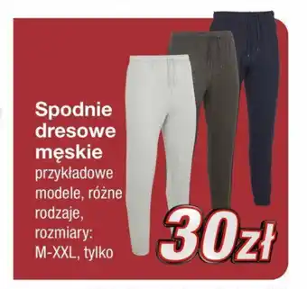 KiK Spodnie dresowe męskie oferta