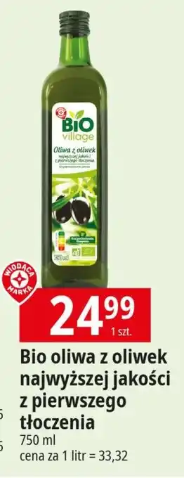 E.Leclerc Bio oliwa z oliwek najwyższej jakości z pierwszego tłoczenia 750 ml oferta