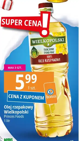 E.Leclerc Olej rzepakowy Wielkopolski 1 l oferta