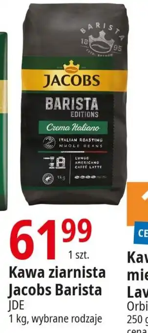 E.Leclerc Kawa ziarnista Jacobs Barista 1 kg oferta