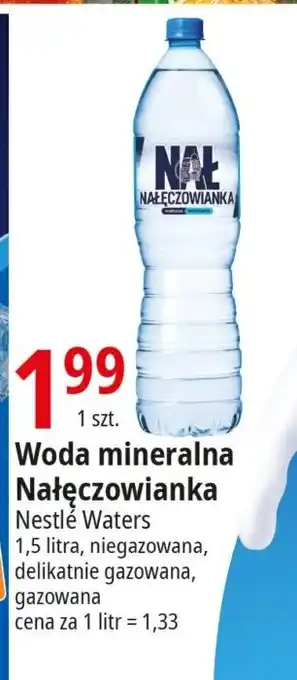 E.Leclerc Woda mineralna Nałęczowianka Nestlé Waters 1,5l oferta