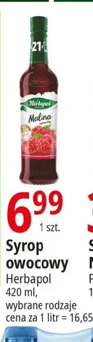 E.Leclerc Syrop owocowy Herbapol 420 ml oferta
