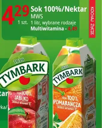 E.Leclerc Sok 100% Nektar MWS 1l oferta