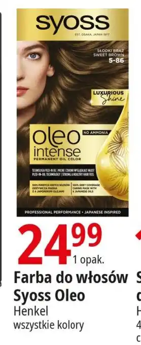E.Leclerc Farba do włosów Syoss Oleo oferta
