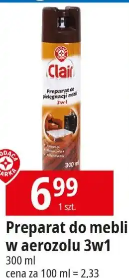 E.Leclerc Preparat de pielegnacji mebli 3w1 300ml oferta