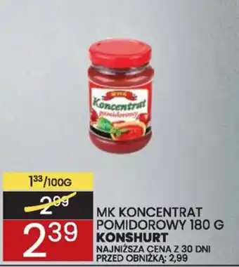 Wafelek MK KONCENTRAT POMIDOROWY KONSHURT 180 G oferta