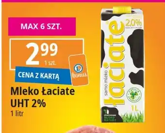 E.Leclerc Mleko Łaciate UHT 2% 1l oferta
