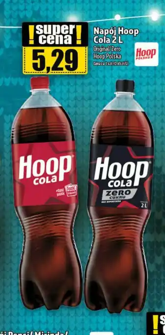 Topaz Napój Hoop Cola 2 L oferta