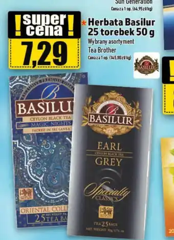 Topaz Herbata Basilur 25 torebek 50 g oferta