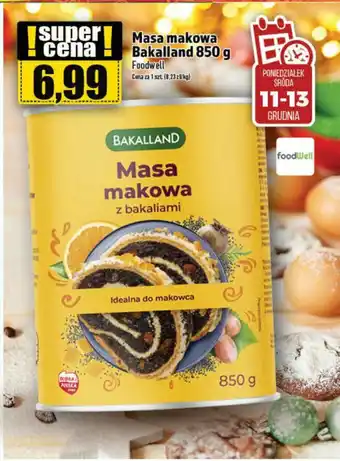 Topaz Masa makowa Bakalland 850 g oferta