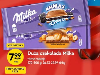 Żabka Duża czekolada Milka 270-300g oferta