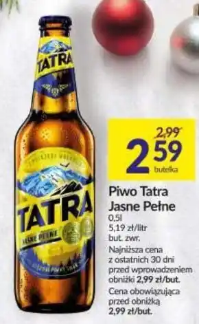Społem Tatra piwo jasne pełne 500 ml oferta