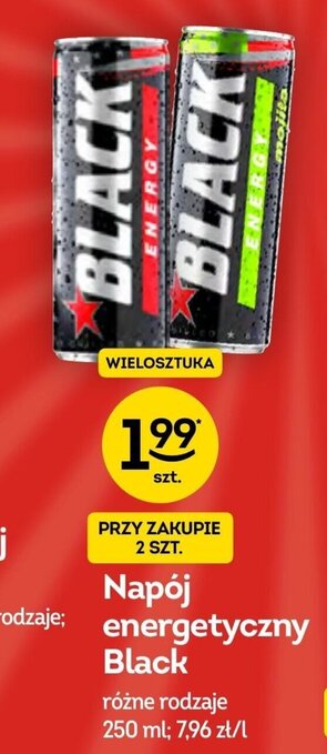 Żabka Napój energetyczny Black 250ml oferta