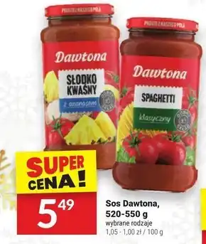 Twój Market Dawtona sos spaghetti klasyczny 520 g oferta