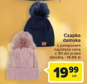 Carrefour Czapka damska oferta