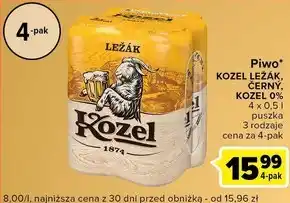 Carrefour Express Kozel ležák piwo jasne 2 l (4 x 0,5 l) oferta
