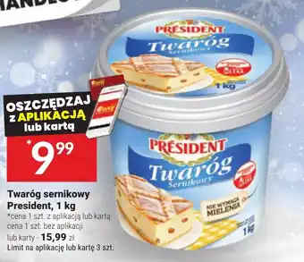 Twój Market Twaróg sernikowy President 1 kg oferta