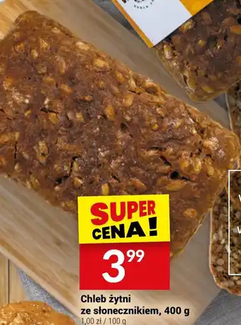 Twój Market Chleb żytni ze słonecznikiem 400 g oferta