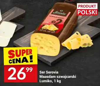 Twój Market Ser Serovia Maasdam szwajcarski Lumiko 1 kg oferta