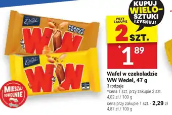 Twój Market Wafel w czekoladzie WW Wedel 47 g oferta